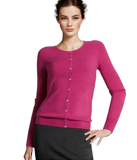 Handm Cashmere Cardigan In Pink Lyst