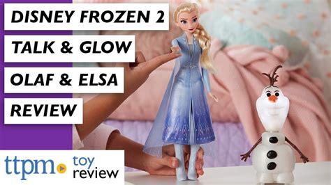 Disney Frozen 2 Talk And Glow Olaf And Elsa From Hasbro Youtube