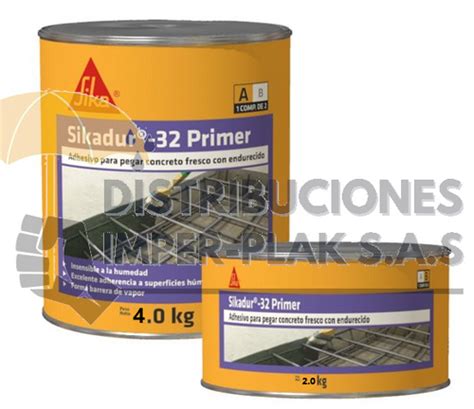 SIKADUR 32 PRIMER X 6 0 KG ADHESIVO EPÓXICO PARA CONCRETO NUEVO Y