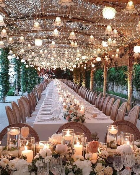 Ideas Para Poner Luces Como Gran Decoraci N En Tu Boda