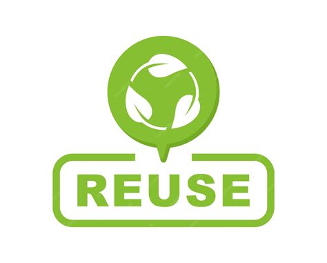 premium vector reuse sign reuse cycle  waste recycle reuse  reduce