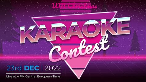 Um Christmass Karaoke Contest 23 December 2022 Youtube