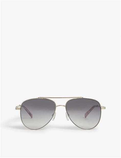 Le Specs Evermore Aviator Frame Metal Sunglasses