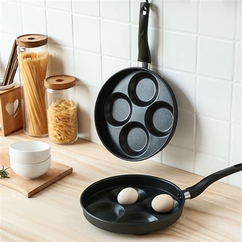 PAN 004 Frying Pan 3 4 Hole Non Stick Thickened Omelet Pan Shopee