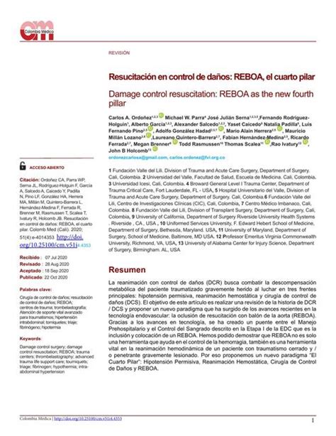 Control de daños en trauma Víctor Rodriguez Botero med semioloco