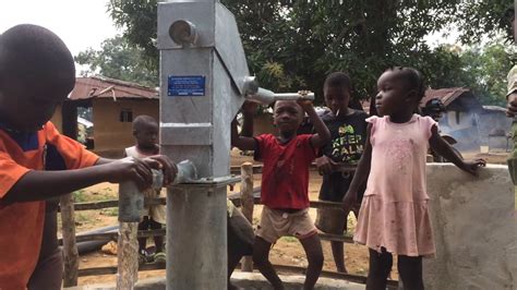 Liberian Kids Show Their Style In Pumping Safe Drinking Water Ahps