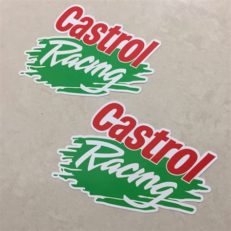 CASTROL OUTLINED STICKERS