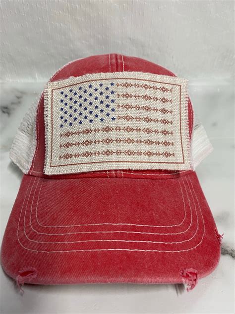 American Flag Hat Patch – E&Q Designs and Wholesale