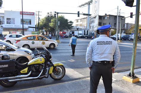 Implementa Tránsito de Monterrey operativo permanente en zonas