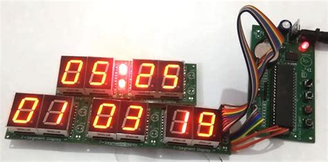 Digital Wall Clock On PCB Using AVR Microcontroller Atmega16 And DS3231 RTC