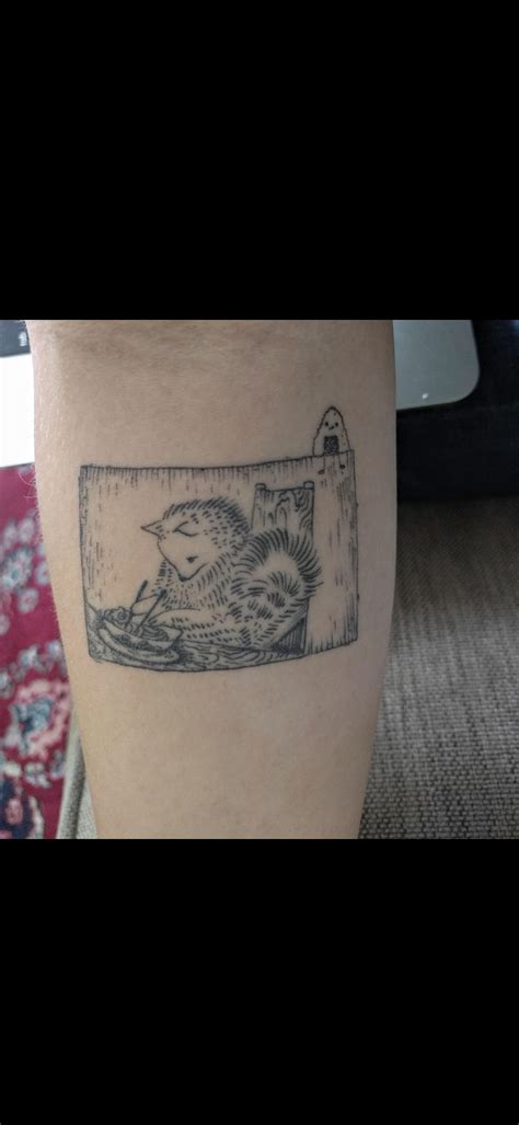 This was my first tattoo. With bonus onigiri : r/ramen