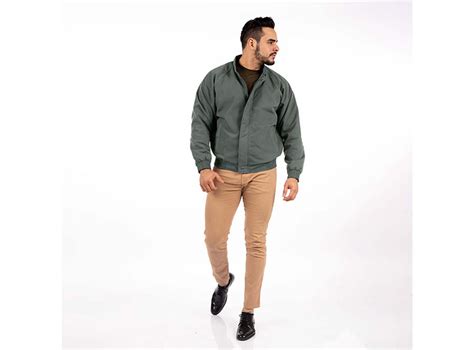 Ripley Casaca Legant Hombre Cuello Chino Verde