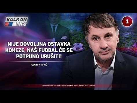 INTERVJU Ranko Stojić Nije dovoljna ostavka Kokeze naš fudbal će se