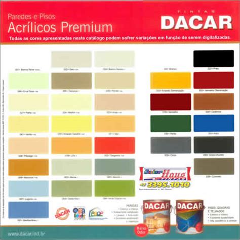 Cores Da Tinta Dacar