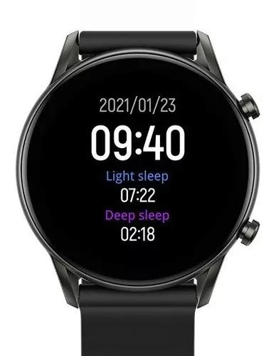 Smartwatch Haylou Ls10 Rt2 Reloj Inteligente Oximetro Negro Malla Negra