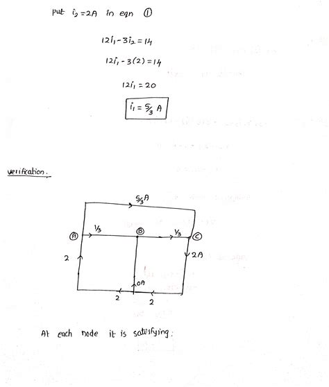 Solved Obtain The Value Of Mesh Currents I And I Course Hero