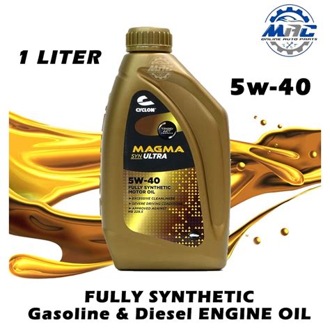 CYCLON Magma SYN ULTRA 5W 40 Fully Synthetic Motor Oil For Gasoline And