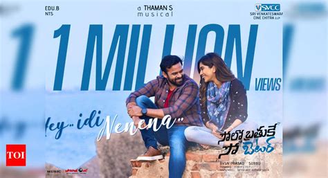 Solo Brathuke So Better: Sai Dharam Tej and Nabha Natesh’s Hey Idi ...