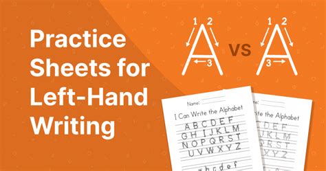 Teach Left Handed Writing Free Alphabet Practice Worksheets