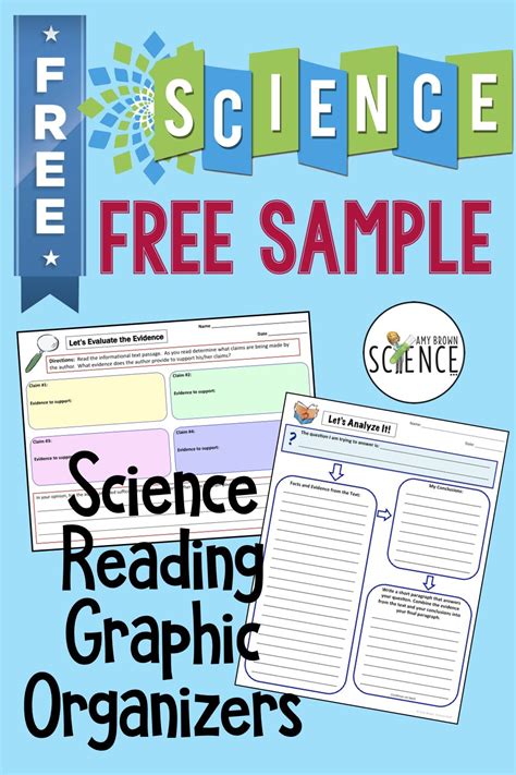 Free Graphic Organizers For Science Reading Science Reading Reading Graphic Organizers