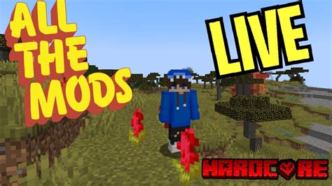 Surviving 100 Days In All The Mods Minecraft HARDCORE LIVE YouTube