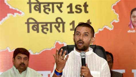 Chirag Paswan Downplays Bjp Fielding Sushil Modi For Seat Won By Ram