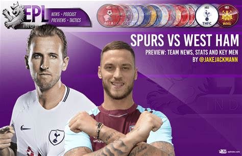 Tottenham Vs West Ham United Preview Team News Key Men Stats