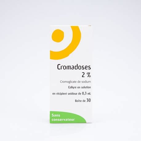 CROMADOSES 2 30 Unidoses Cromoglicate De Sodium Mon Armoire A