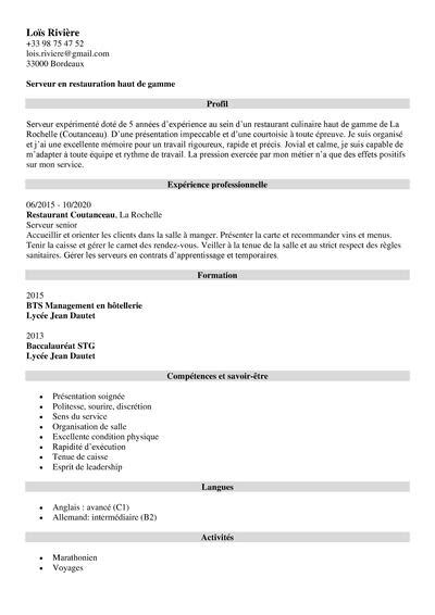 Phrase Daccroche De Cv Exemples De Profils