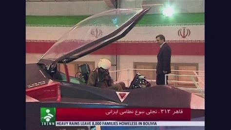 Ahmadinejad Unveils Iranian Stealth Fighter Jet World News Sky News