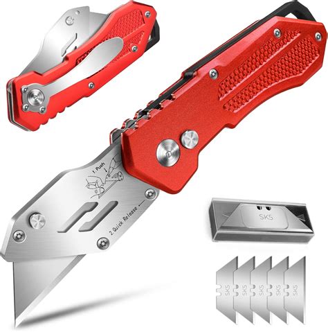 Jetmore Box Cutter Utility Knife Lightweight Box Cutters With Belt