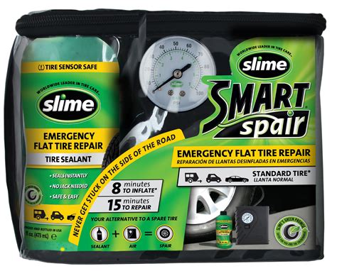 Smart Spair Slime Tire Repair Kit 16oz Sealant 50107 Walmart