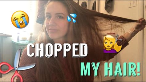 I Chopped Off My Hair Youtube