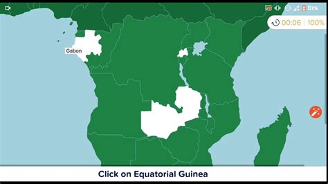 Seterra Mobile App Africa Countries South Of The Equator In Youtube