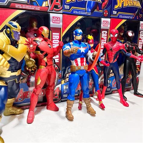 Ldcx Avengers Iron Man Captain America Captain Marvels Thanos Spider