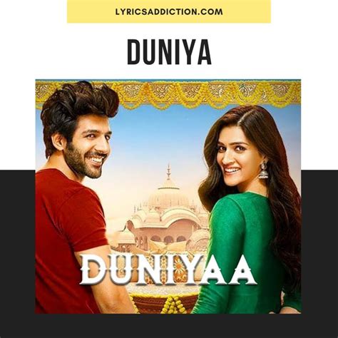 Duniya Lyrics Luka Chuppi Akhil