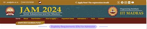 Iit Jam 2024 Eligibility Criteria Check Educational Qualification