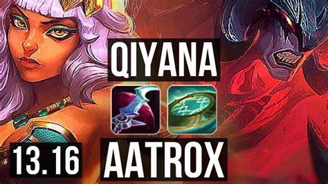 QIYANA Vs AATROX TOP 7 Solo Kills Rank 7 Qiyana 400 Games KR