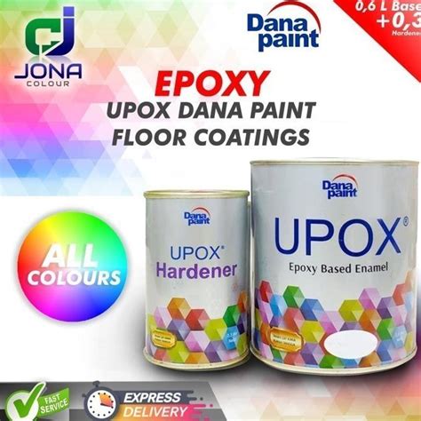 Jual Cat Lantai Epoxy Upox Dana Paint All Colour Floor Coatings