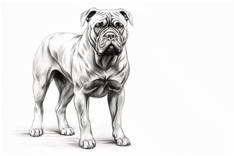 How To Draw A Cane Corso Yonderoo