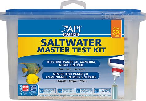 API Saltwater Aquarium Master Test Kit 550 Count Chewy