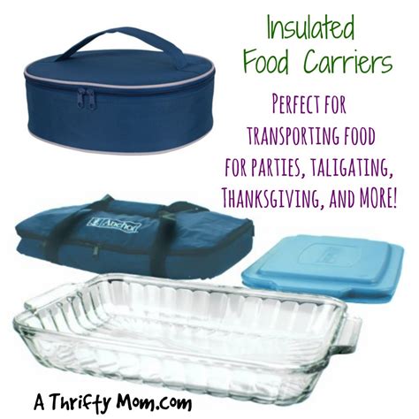 Insulated Food Carriers How To Transport Hot Food To Parties Tailgating Thanksgiving A