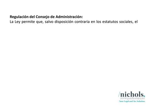 Consejo De Administracion Ppt