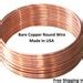 18 Ga Solid Copper Round Open Jump Ring 4 MM To 10 MM O D Etsy