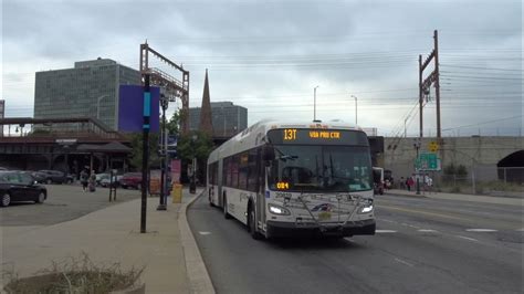 Njt Bus Irvington Terminal Bound Xd60 20819 Rt13t At Broad St Station