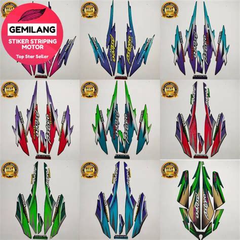 Jual Striping Decal Polet Sticker Honda Astrea Grand Bulus Kapsul List