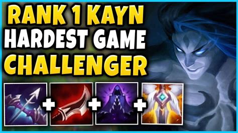 1 Kayn World Hardest Game Of His Life 1v9 In Challenger Blue Nuke