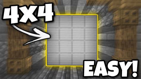 Easy 4x4 Piston Door In Minecraft Bedrock 117 Honeyslime Block Ps5