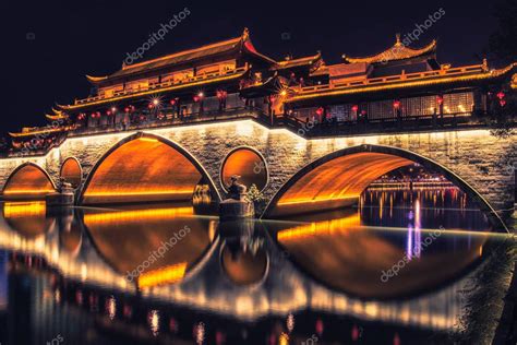 El Puente De Anshun Es Un Puente En La Capital Provincial De Chengdu En