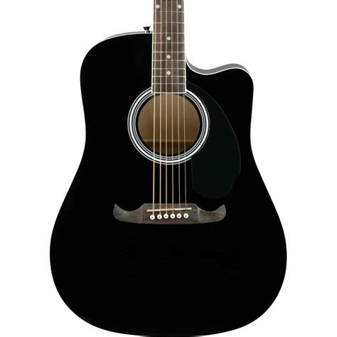 Guitarra Ac Stica Fender Fa Ce Dreadnought Walnut Fingerboard Black